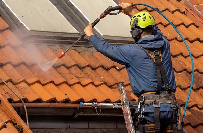 Démoussage et hydrofuge de toiture à Monchecourt